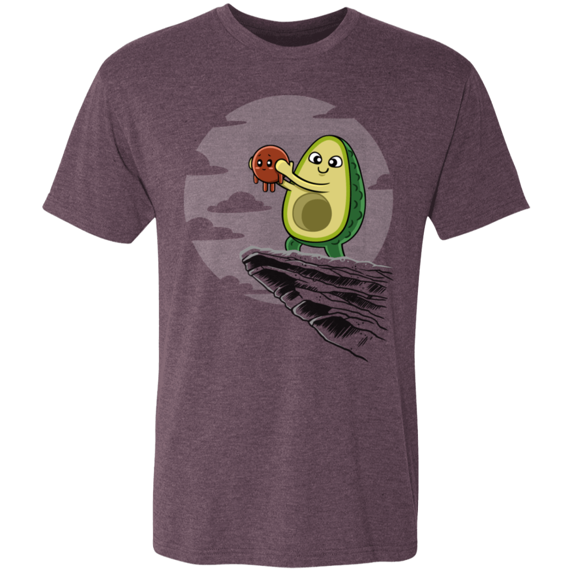 T-Shirts Vintage Purple / S Avocado King Men's Triblend T-Shirt
