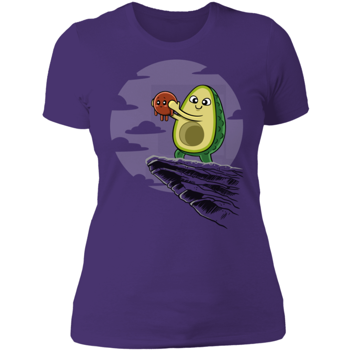 T-Shirts Purple Rush/ / S Avocado King Women's Premium T-Shirt