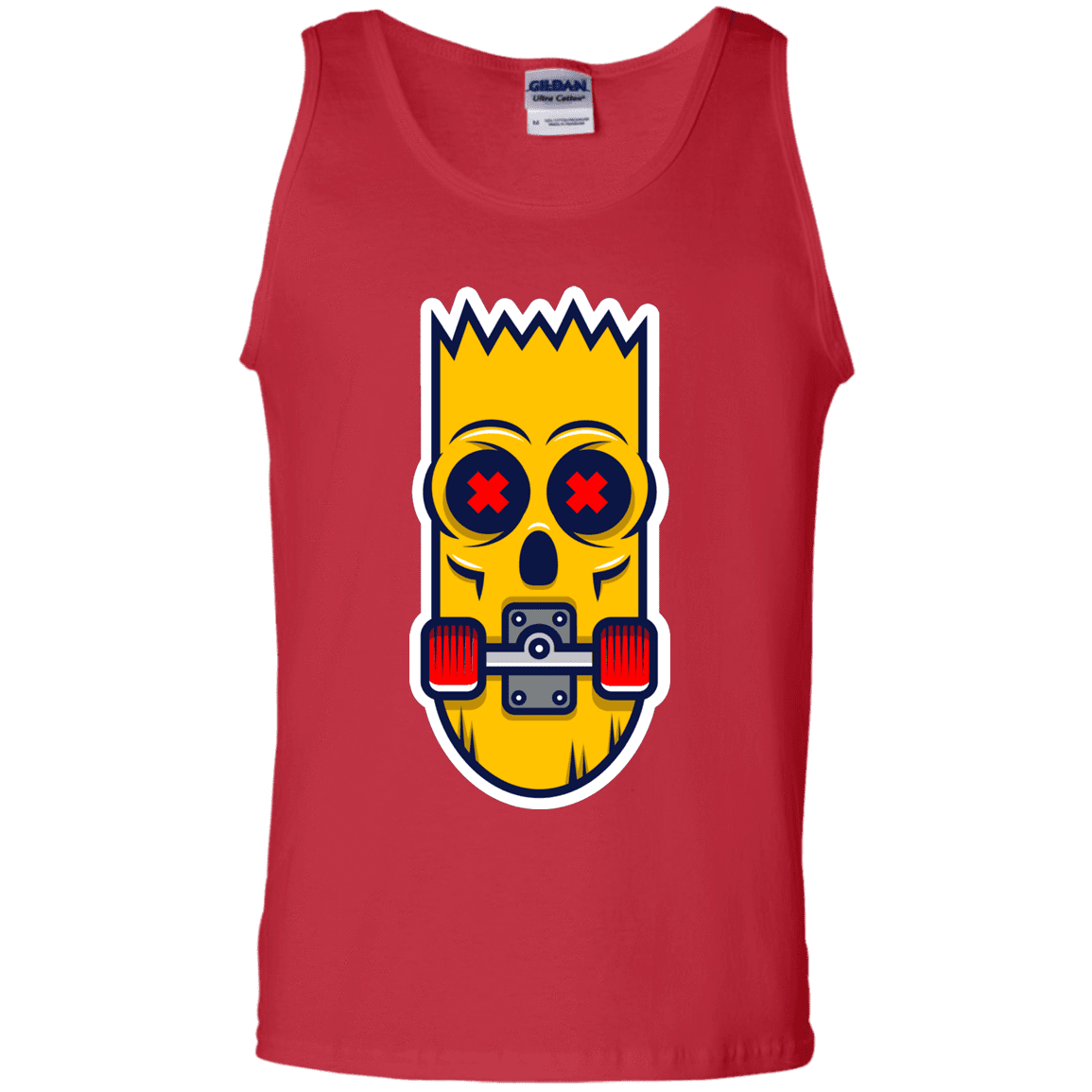 T-Shirts Red / S Aw Man Men's Tank Top