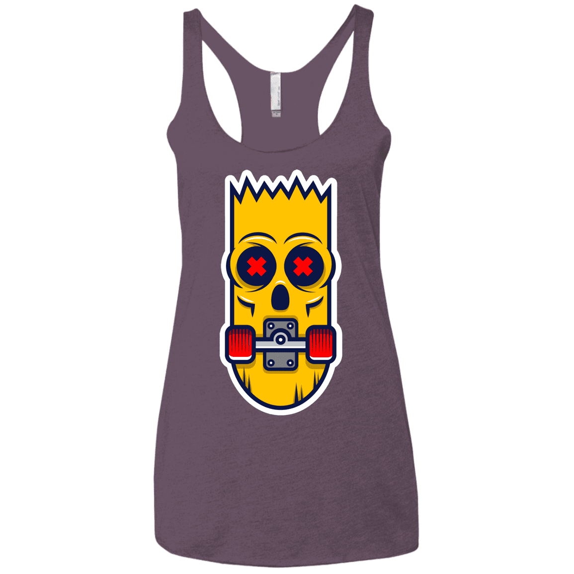 T-Shirts Vintage Purple / X-Small Aw Man Women's Triblend Racerback Tank