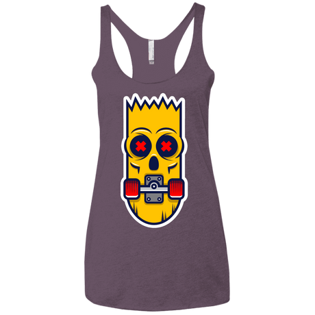 T-Shirts Vintage Purple / X-Small Aw Man Women's Triblend Racerback Tank