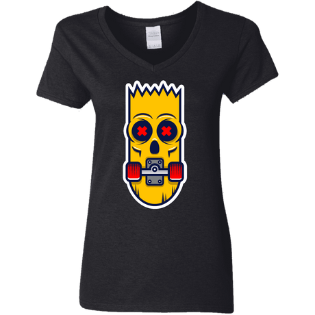 T-Shirts Black / S Aw Man Women's V-Neck T-Shirt