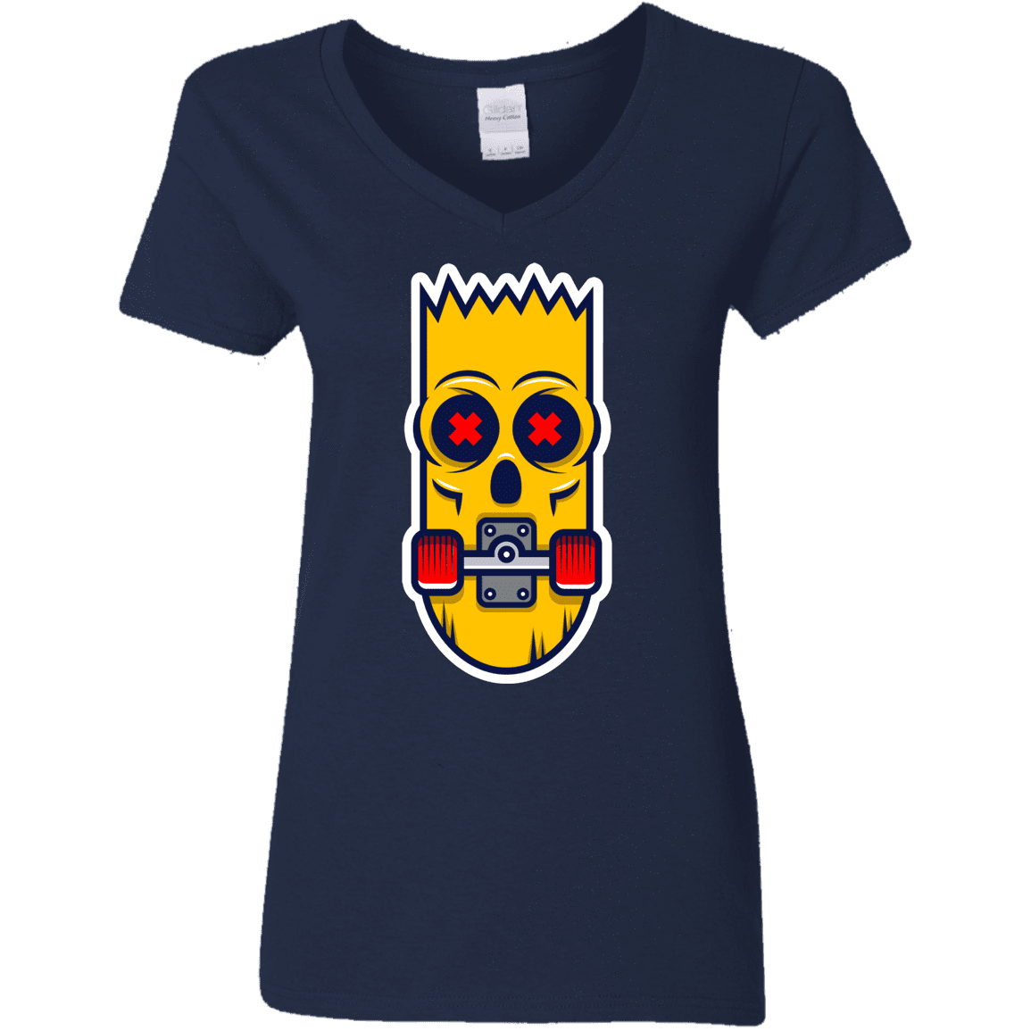 T-Shirts Navy / S Aw Man Women's V-Neck T-Shirt