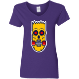 T-Shirts Purple / S Aw Man Women's V-Neck T-Shirt