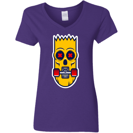 T-Shirts Purple / S Aw Man Women's V-Neck T-Shirt