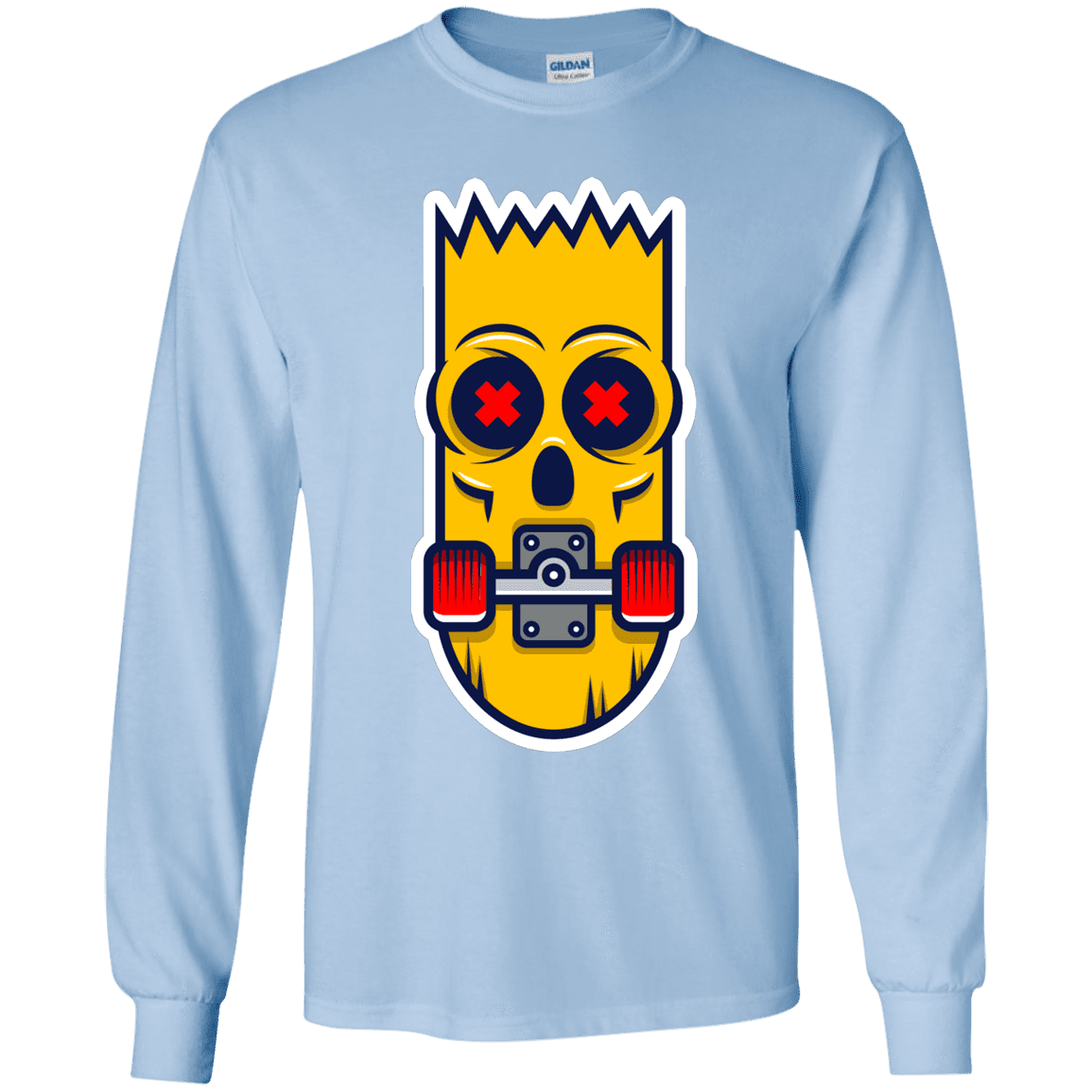 T-Shirts Light Blue / YS Aw Man Youth Long Sleeve T-Shirt