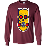 T-Shirts Maroon / YS Aw Man Youth Long Sleeve T-Shirt