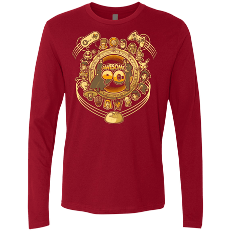 T-Shirts Cardinal / Small AWESOME 90S Men's Premium Long Sleeve