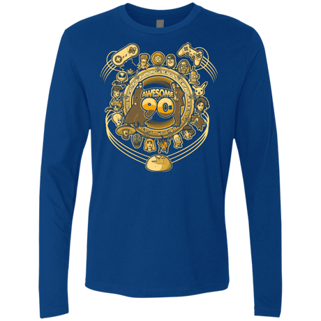 T-Shirts Royal / Small AWESOME 90S Men's Premium Long Sleeve