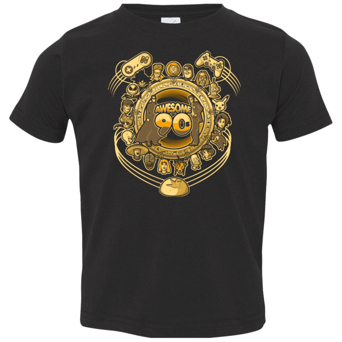 T-Shirts Black / 2T AWESOME 90S Toddler Premium T-Shirt