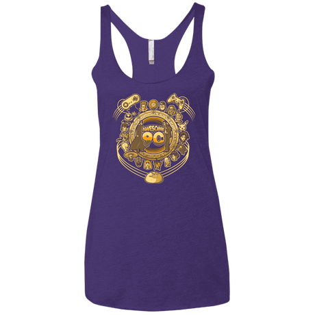 T-Shirts Purple / X-Small AWESOME 90S Women's Triblend Racerback Tank