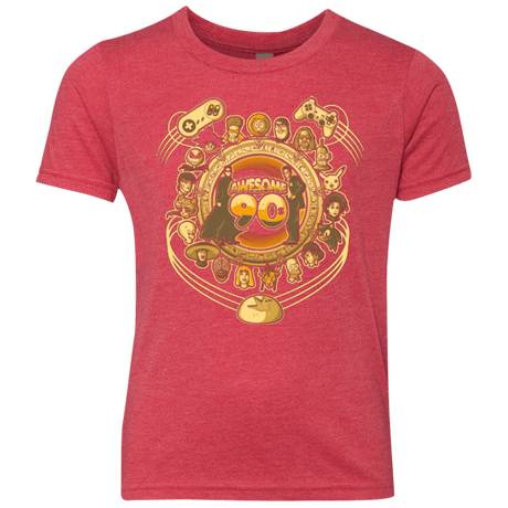 T-Shirts Vintage Red / YXS AWESOME 90S Youth Triblend T-Shirt