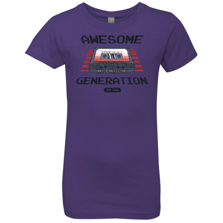 T-Shirts Purple Rush / YXS Awesome Generation Girls Premium T-Shirt