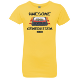 T-Shirts Vibrant Yellow / YXS Awesome Generation Girls Premium T-Shirt