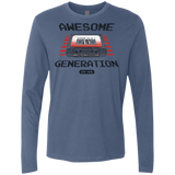 T-Shirts Indigo / Small Awesome Generation Men's Premium Long Sleeve