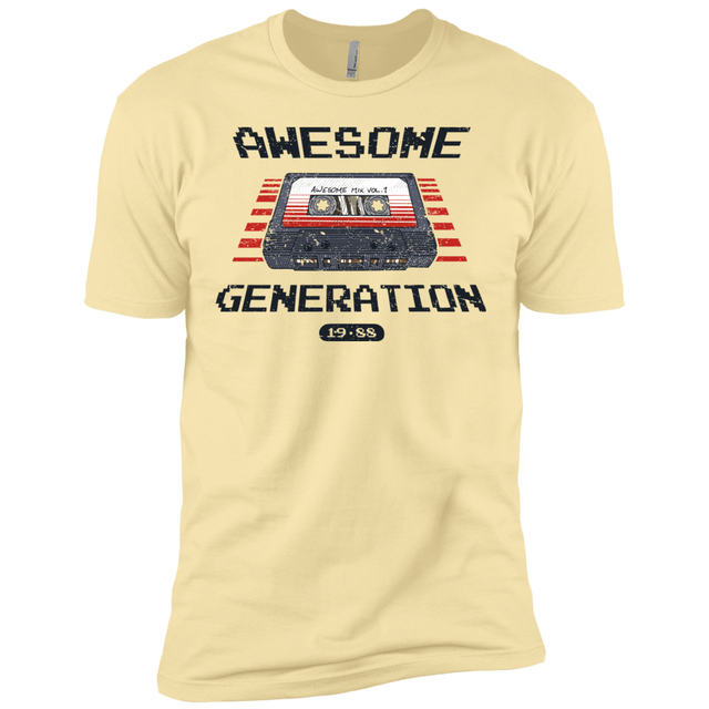 T-Shirts Banana Cream / X-Small Awesome Generation Men's Premium T-Shirt