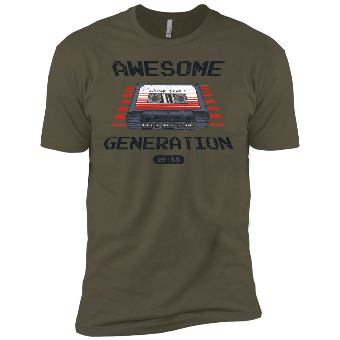 T-Shirts Military Green / X-Small Awesome Generation Men's Premium T-Shirt