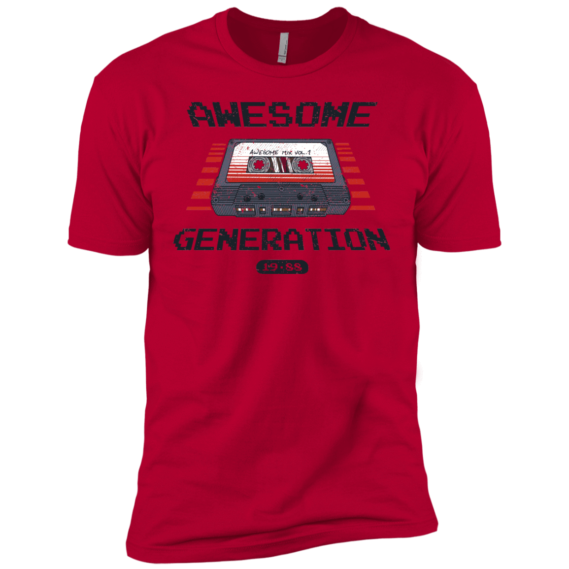 T-Shirts Red / X-Small Awesome Generation Men's Premium T-Shirt