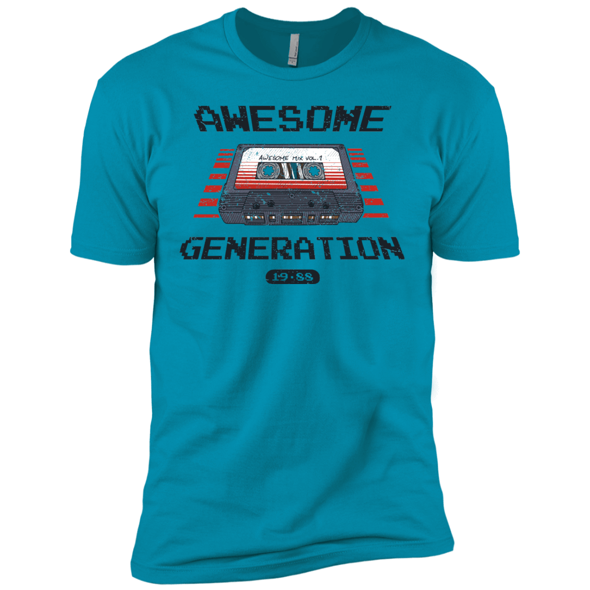 T-Shirts Turquoise / X-Small Awesome Generation Men's Premium T-Shirt