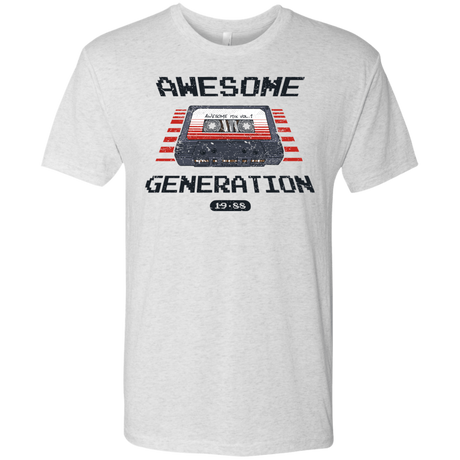 T-Shirts Heather White / Small Awesome Generation Men's Triblend T-Shirt