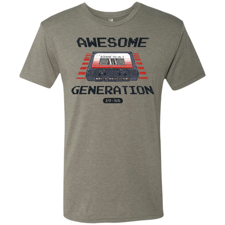 T-Shirts Venetian Grey / Small Awesome Generation Men's Triblend T-Shirt