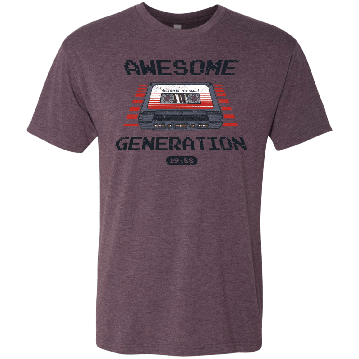 T-Shirts Vintage Purple / Small Awesome Generation Men's Triblend T-Shirt