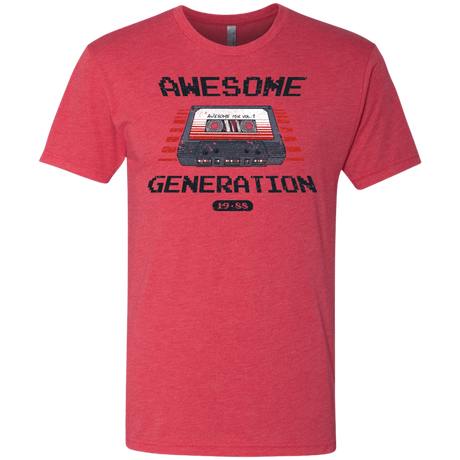 T-Shirts Vintage Red / Small Awesome Generation Men's Triblend T-Shirt