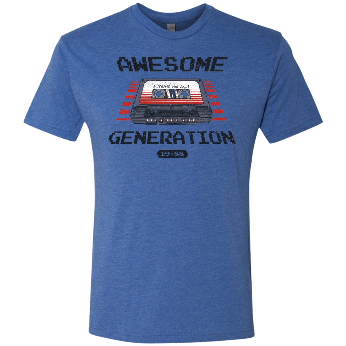 T-Shirts Vintage Royal / Small Awesome Generation Men's Triblend T-Shirt
