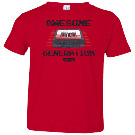 T-Shirts Red / 2T Awesome Generation Toddler Premium T-Shirt