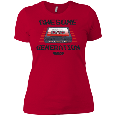 T-Shirts Red / X-Small Awesome Generation Women's Premium T-Shirt