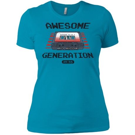 T-Shirts Turquoise / X-Small Awesome Generation Women's Premium T-Shirt