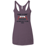 T-Shirts Vintage Purple / X-Small Awesome Generation Women's Triblend Racerback Tank
