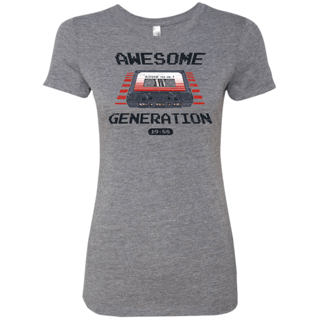 T-Shirts Premium Heather / Small Awesome Generation Women's Triblend T-Shirt