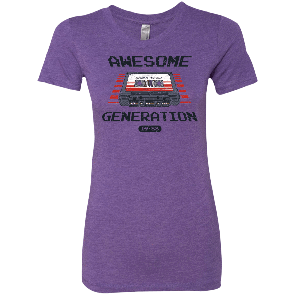 T-Shirts Purple Rush / Small Awesome Generation Women's Triblend T-Shirt