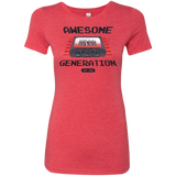 T-Shirts Vintage Red / Small Awesome Generation Women's Triblend T-Shirt