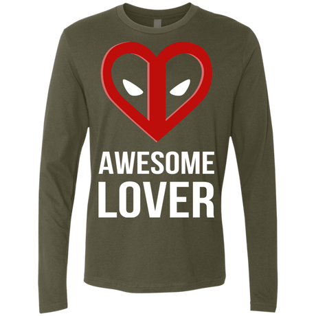 T-Shirts Military Green / Small Awesome lover Men's Premium Long Sleeve