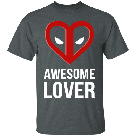 T-Shirts Dark Heather / XX-Large Awesome lover T-Shirt