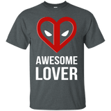 T-Shirts Dark Heather / XX-Large Awesome lover T-Shirt