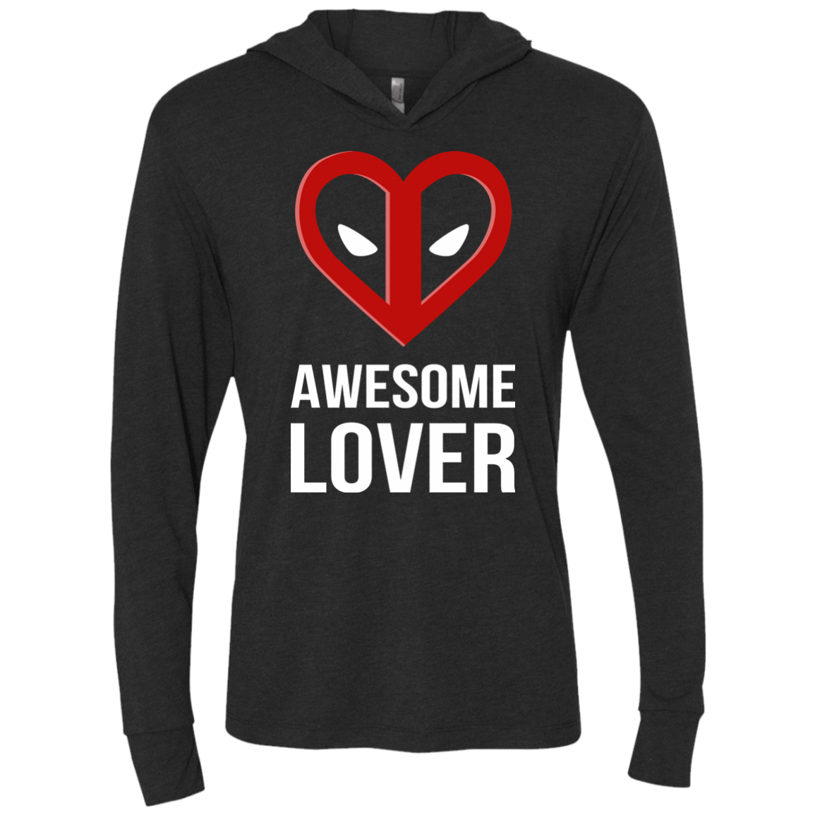T-Shirts Vintage Black / X-Small Awesome lover Triblend Long Sleeve Hoodie Tee