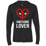 T-Shirts Vintage Black / X-Small Awesome lover Triblend Long Sleeve Hoodie Tee