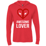 T-Shirts Vintage Red / X-Small Awesome lover Triblend Long Sleeve Hoodie Tee