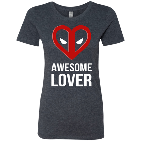 T-Shirts Vintage Navy / Small Awesome lover Women's Triblend T-Shirt