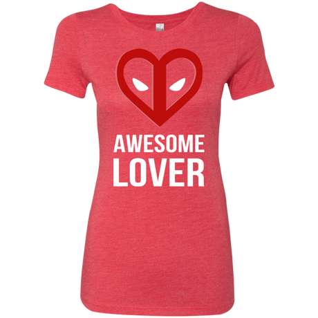 T-Shirts Vintage Red / Small Awesome lover Women's Triblend T-Shirt