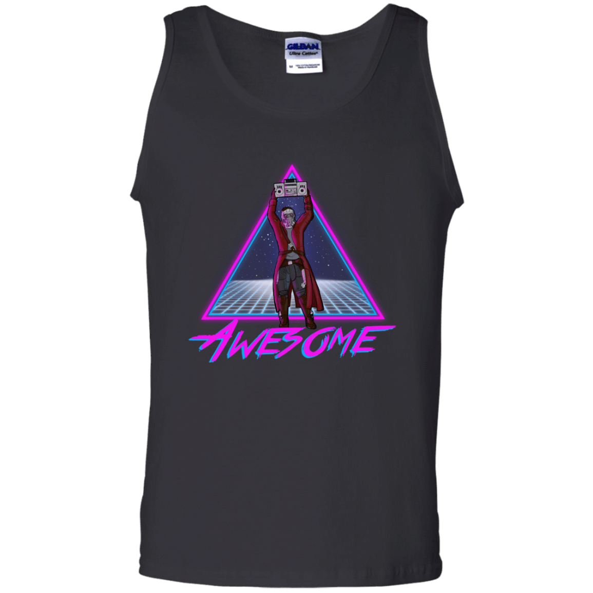 T-Shirts Black / S Awesome Men's Tank Top