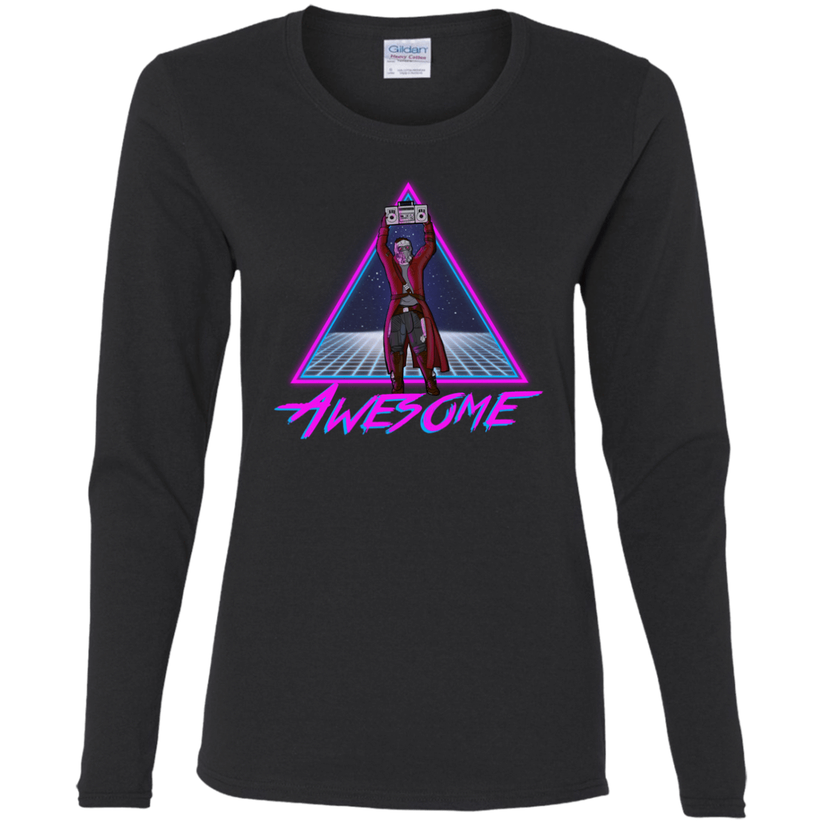 T-Shirts Black / S Awesome Women's Long Sleeve T-Shirt