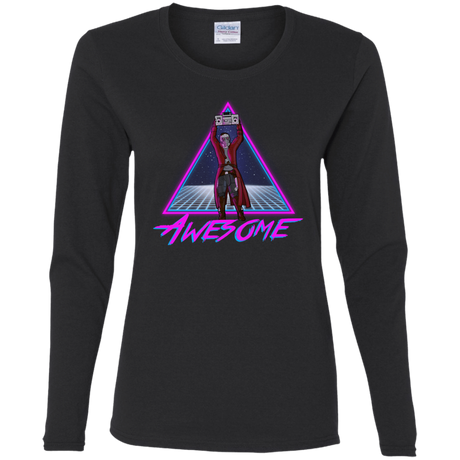 T-Shirts Black / S Awesome Women's Long Sleeve T-Shirt