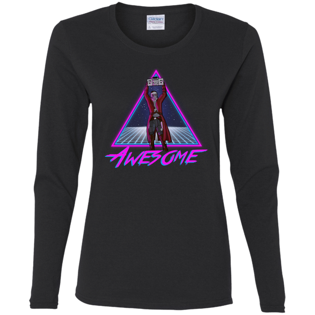 T-Shirts Black / S Awesome Women's Long Sleeve T-Shirt