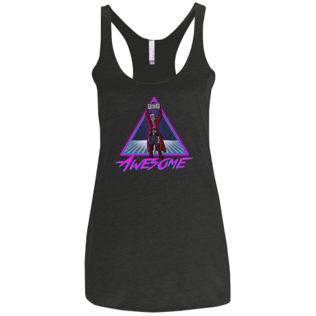 T-Shirts Vintage Black / X-Small Awesome Women's Triblend Racerback Tank