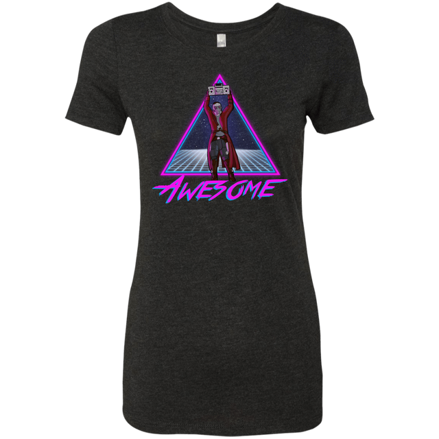 T-Shirts Vintage Black / S Awesome Women's Triblend T-Shirt