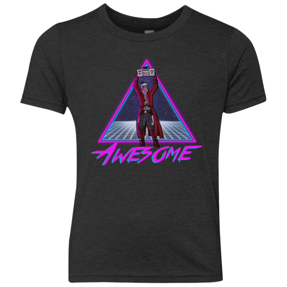 T-Shirts Vintage Black / YXS Awesome Youth Triblend T-Shirt